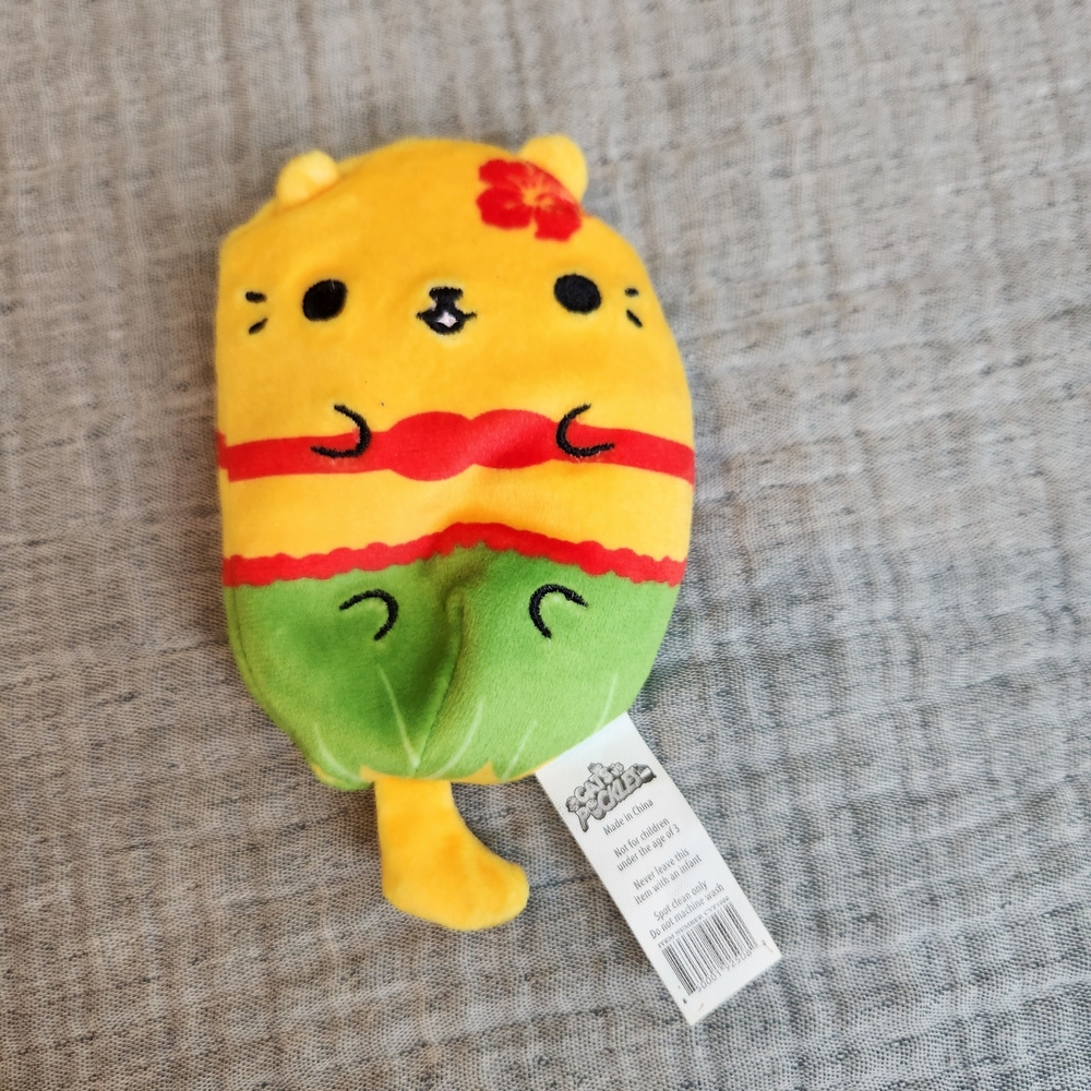 CATS VS PICKLES Luau Meow 4" BeanBag Plush